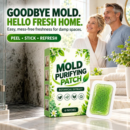 🧪 6Pcs Mold Purifying Patches – Botanical Mildew Removal Pads, Long Lasting Mold Inhibitor