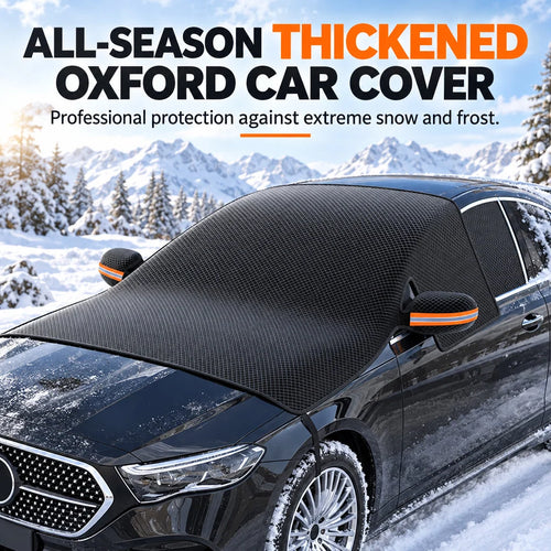 ✨ Thickened Oxford Windshield Cover – Windproof, All-season, Secure Fit ☀️