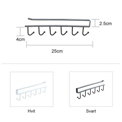 🔥🔥hangers With 6 Hooks | For Shelf