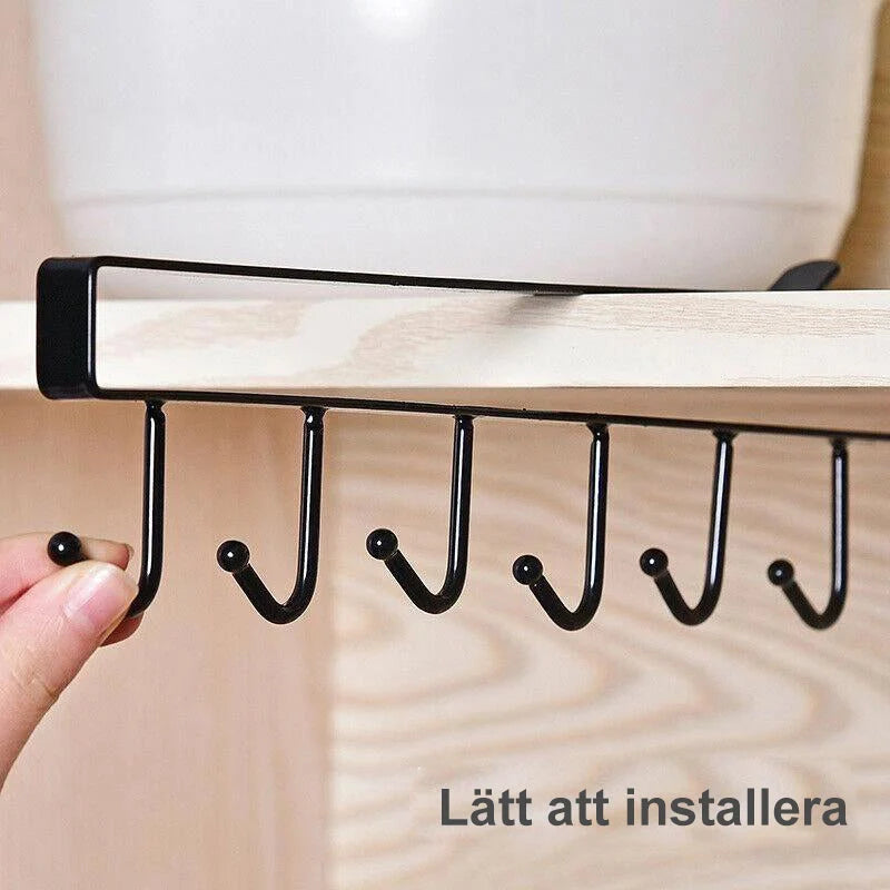 🔥🔥hangers With 6 Hooks | For Shelf