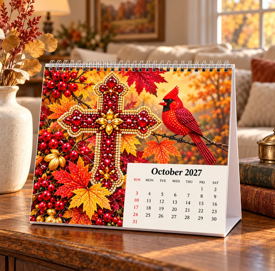 ✝️💎2027 Faith & Blessings DIY Diamond Art Calendar Kit