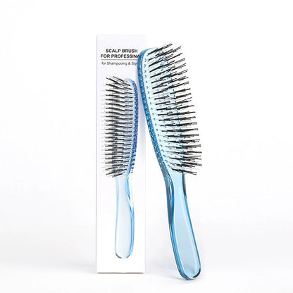 Detangle Knots Instantly! Gentle Portable Scalp Massage Hairbrush