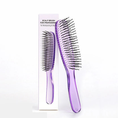 Detangle Knots Instantly! Gentle Portable Scalp Massage Hairbrush