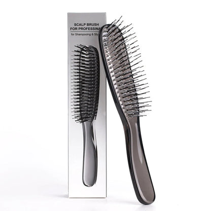 Detangle Knots Instantly! Gentle Portable Scalp Massage Hairbrush