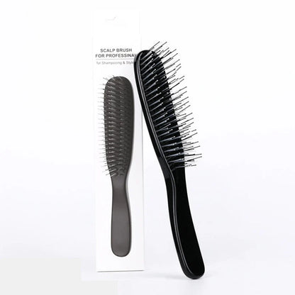 Detangle Knots Instantly! Gentle Portable Scalp Massage Hairbrush
