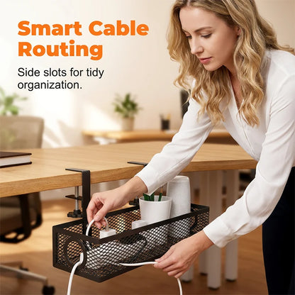 📢📢40%  Off !! ⏰under Desk Cable Organizer