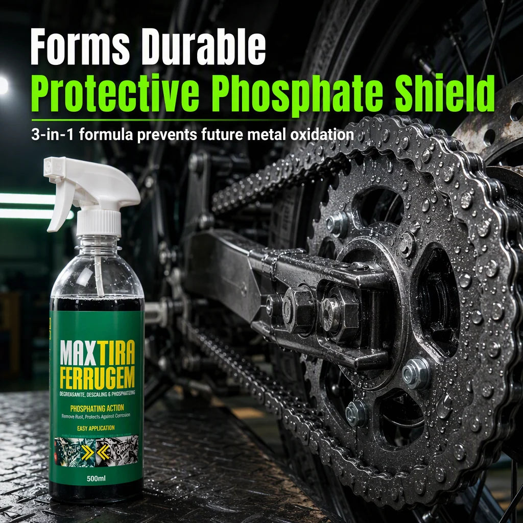 🔧 💨 3 In 1 Rust Remover & Phosphating Agent – Degrease, Remove Rust, Anti-rust ✨