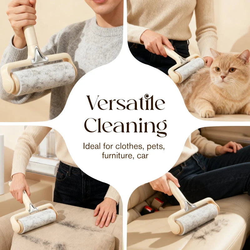 Handheld Lint Roller With Protective Cover
