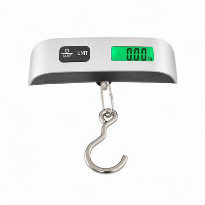 Portable 50kg LCD Mini Electronic Luggage Scale T-Shaped Handheld Hanging Scale with Hook