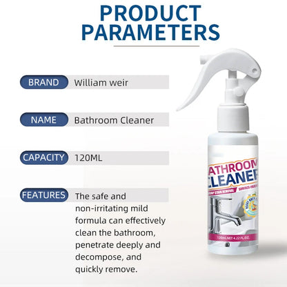 🚿 50% Off! Powerful Bathroom Cleaner—removes Limescale, Soap Scum, And Hard Water Stains. Spray, Wait, And Wipe—no Hard Scrubbing Needed! ✨🧴