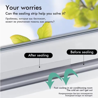 5m Door Seal Strip – Self-adhesive, Flexible Silicone, Keeps Out Dust, Insects & Noise