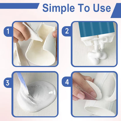 🛠️ Ceramic & Porcelain Repair Adhesive for Chips and Cracks
