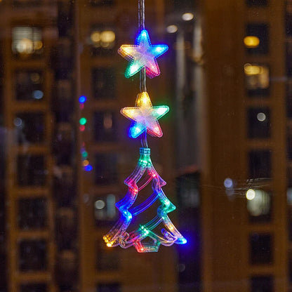 ⏳LAST DAY SALE ONLY ￡9.99!!🎄❄️ DIY Christmas Snowflake Suction Cup LED Lights ✨ | Battery Operated, Warm & Multi-Colour, Window Suction Lights, Christmas Home & Party Decor