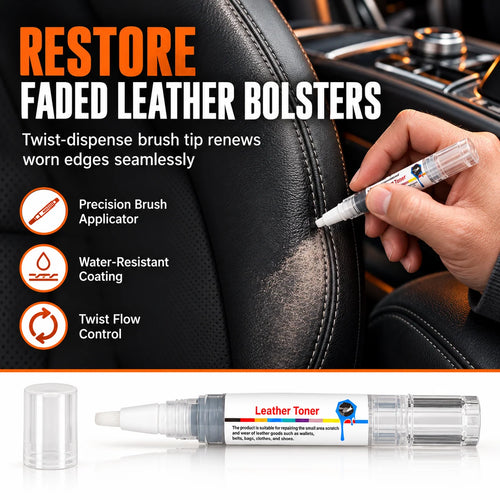 Leather Touch Up Pen For Shoes Bags Sofas And Jackets Color Restoration And Scratch Repair