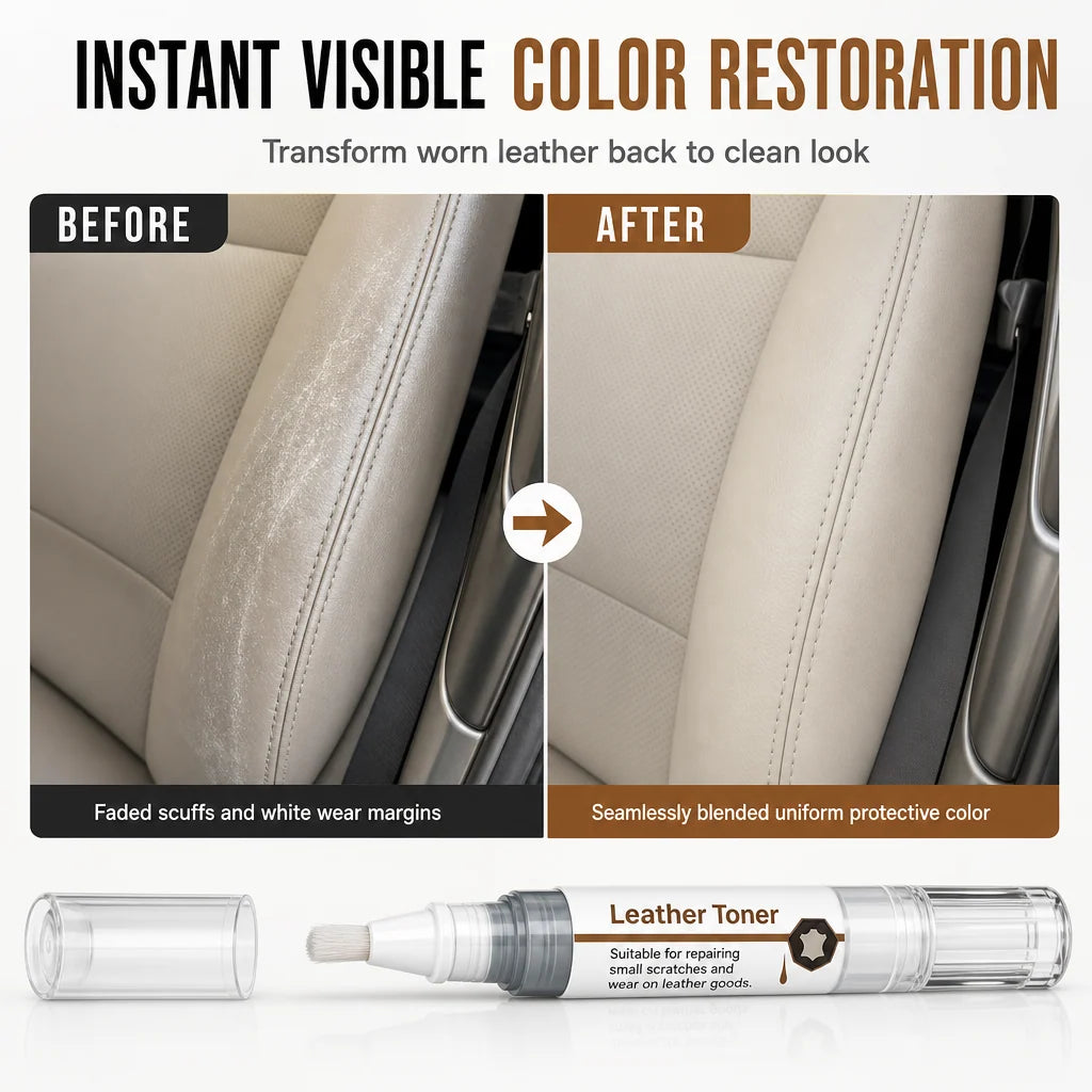 Leather Touch Up Pen For Shoes Bags Sofas And Jackets Color Restoration And Scratch Repair