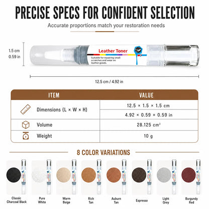 Leather Touch Up Pen For Shoes Bags Sofas And Jackets Color Restoration And Scratch Repair