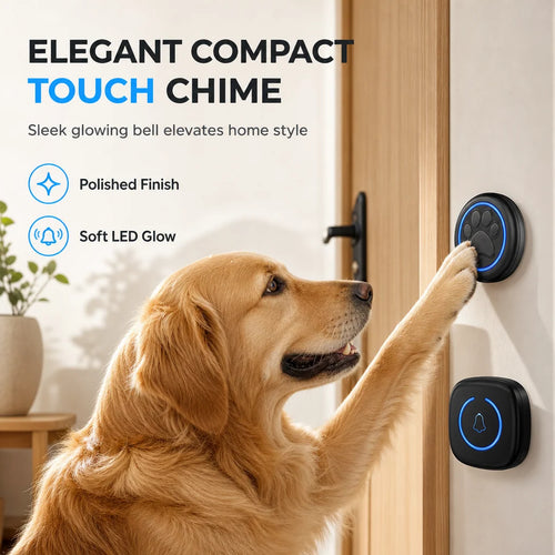 🐶wireless Touch Activated Pet Doorbell