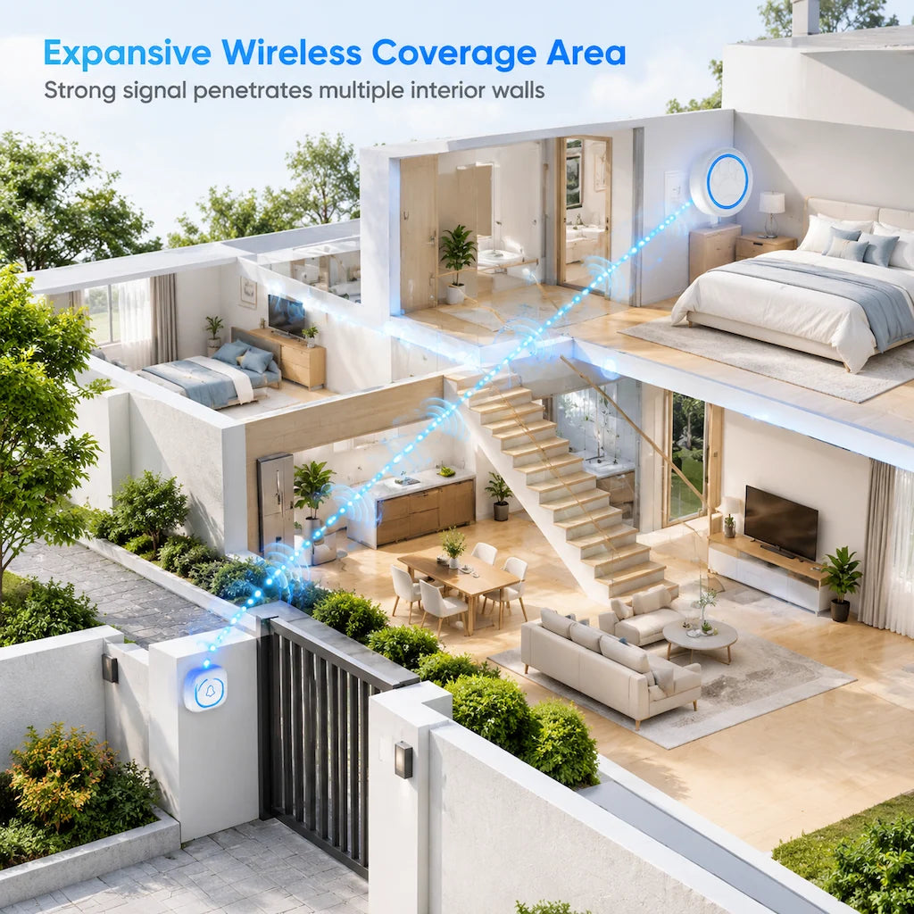 🐶wireless Touch Activated Pet Doorbell