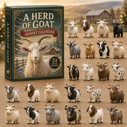🐏 24 Days of Goats Advent Calendar – 24 Collectible Acrylic Goat Charms