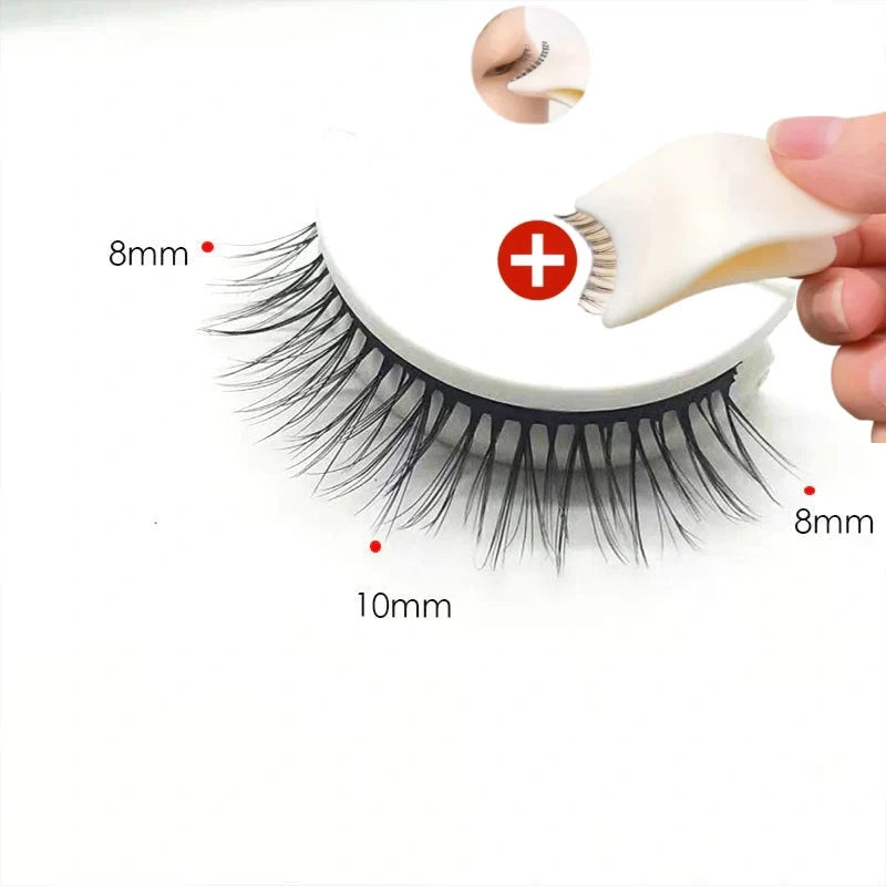 🥳2026 HOT SALE🥳💞50K+ SOLD!👁️✨Reusable Self‑Adhesive False Eyelashes – No glue needed, just press & go. Natural curl, reusable & easy to remove. A beauty game‑changer! 💕🌸