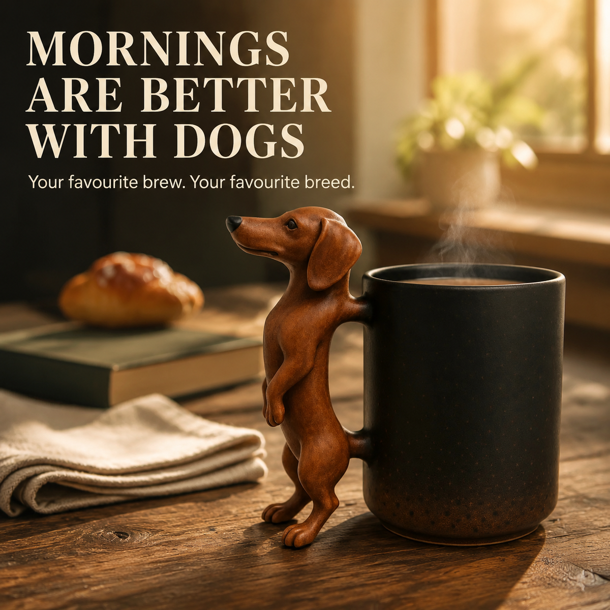 (🌲Early Christmas Sale- 49% OFF)🐕Handmade Dachshund Mug