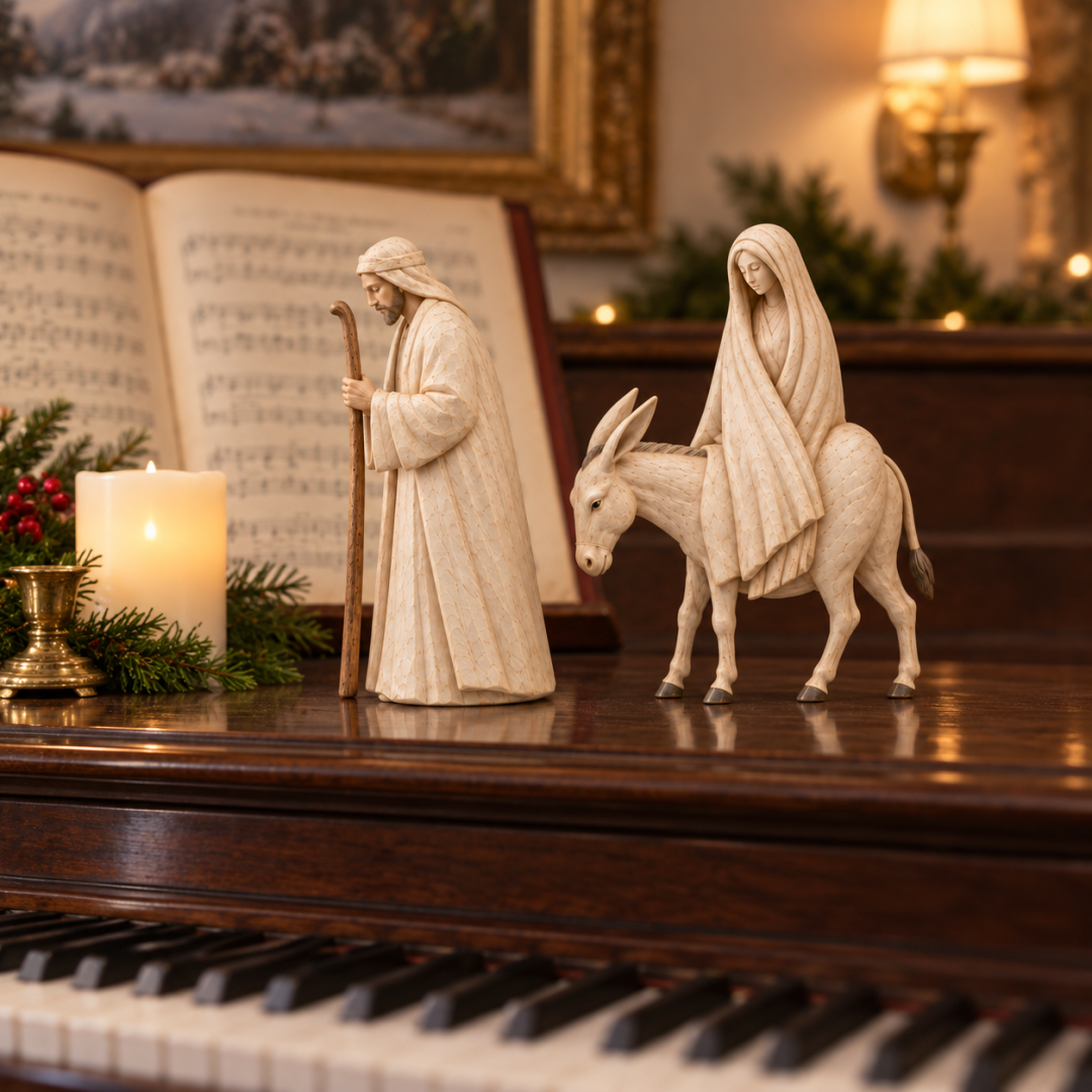 Journey to Bethlehem Nativity Figurine Set