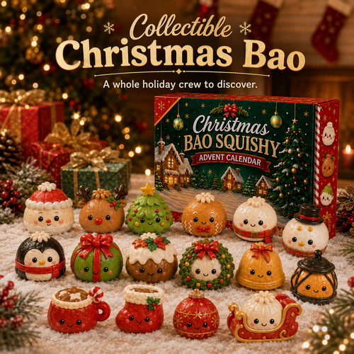 🎄Christmas Bao Squishy Advent Calendar🎁24 Days of Squishy Christmas Joy!