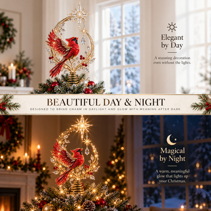 🐦Cardinal Heaven’s Light Tree Topper🌟