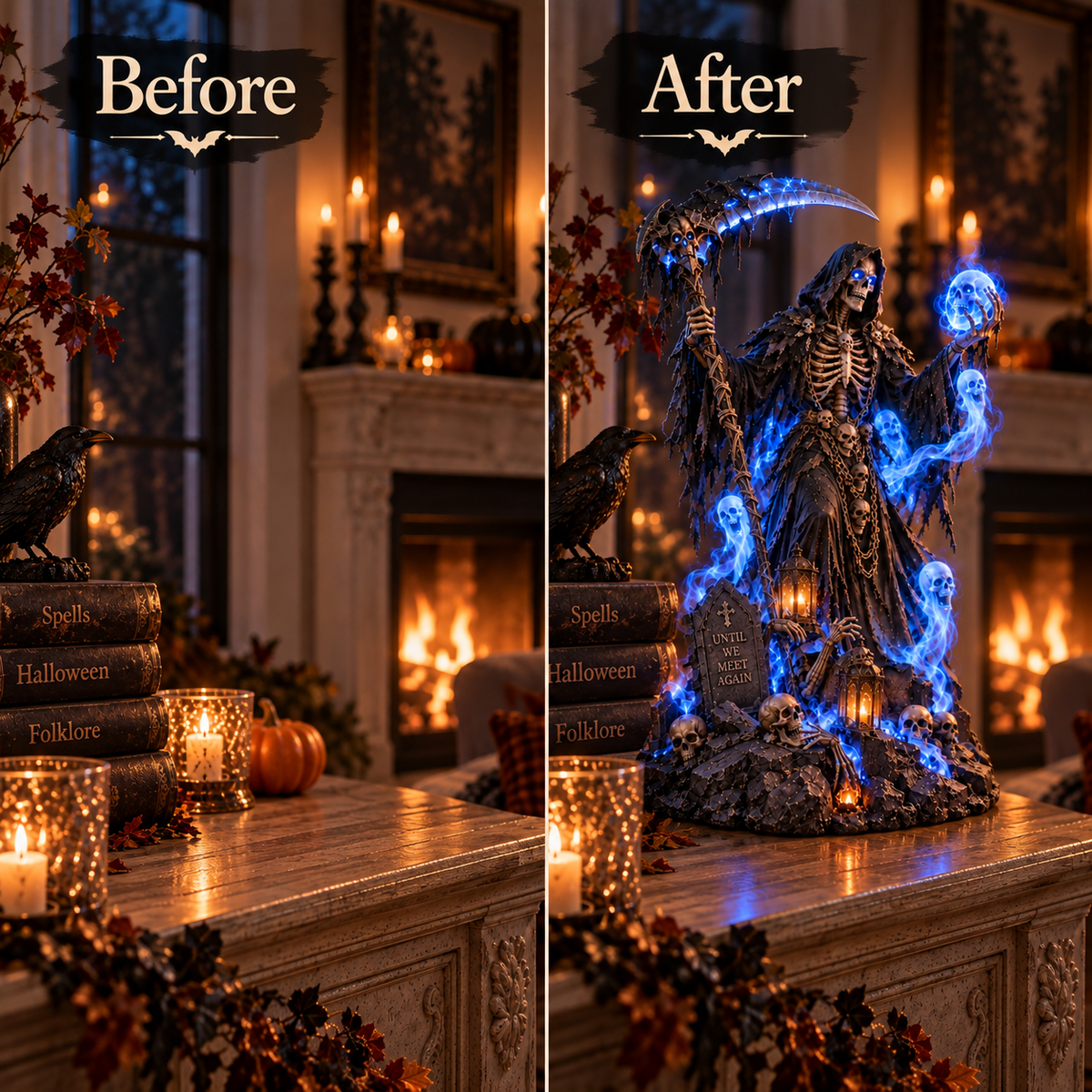 ⭐💀 LAST DAY 49% OFF🔥 – The Glowing Reaper Has Arrived!