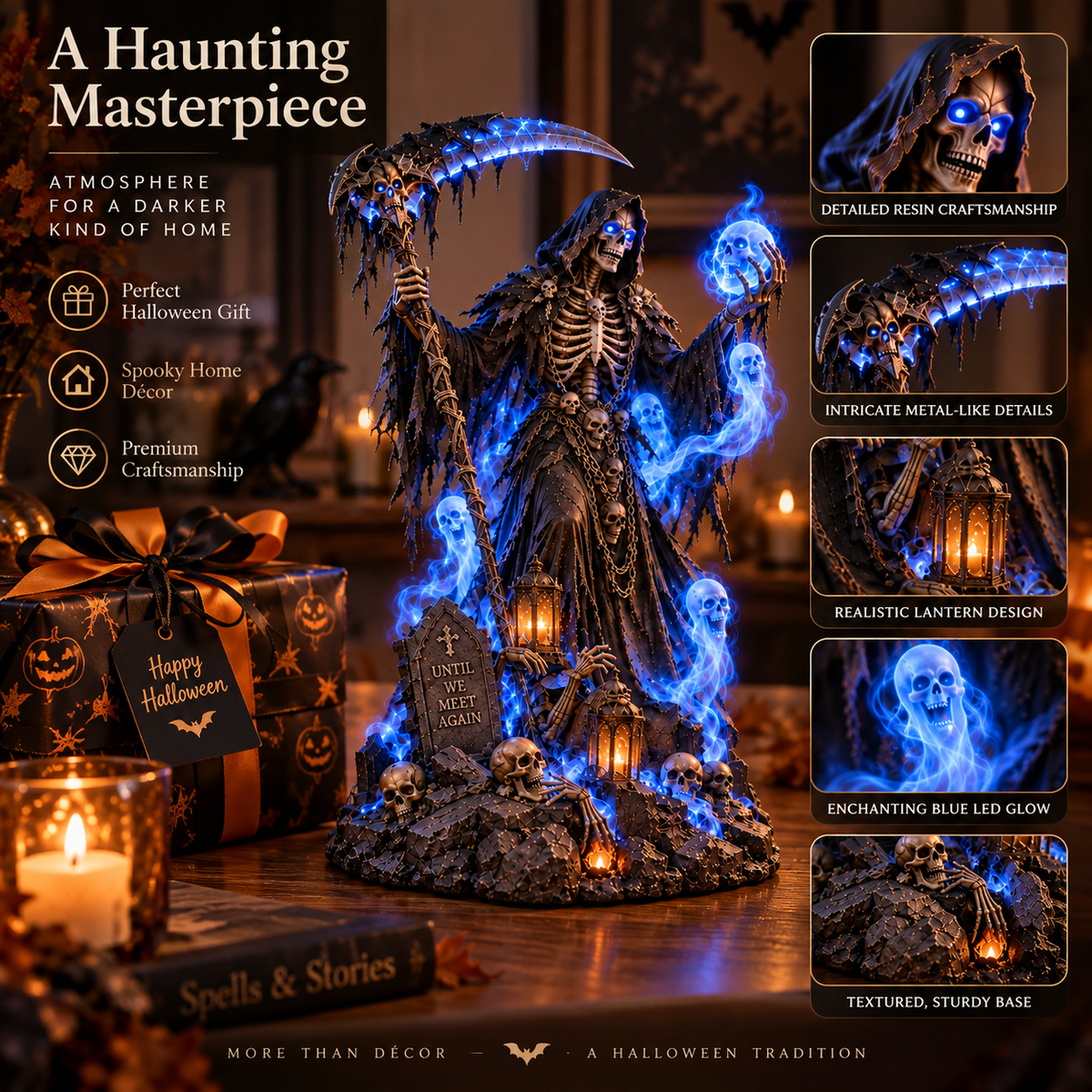 ⭐💀 LAST DAY 49% OFF🔥 – The Glowing Reaper Has Arrived!