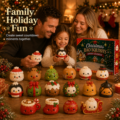 🎄Christmas Bao Squishy Advent Calendar🎁24 Days of Squishy Christmas Joy!