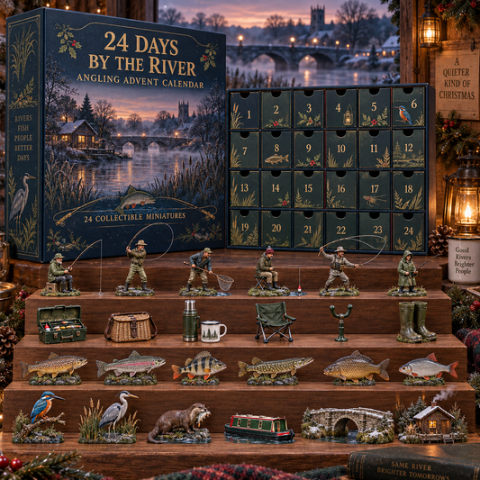CHRISTMAS KICKOFF 48% OFF- Fishing life Advent Calendar 2026 - 24-Day Festive Countdown Blind Box - Gift For Fishing life Lovers