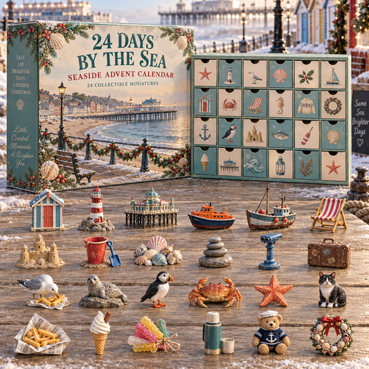 CHRISTMAS KICKOFF 48% OFF-By the sea Advent Calendar 2026 - 24-Day Festive Countdown Blind Box - Gift For Sea life Lovers