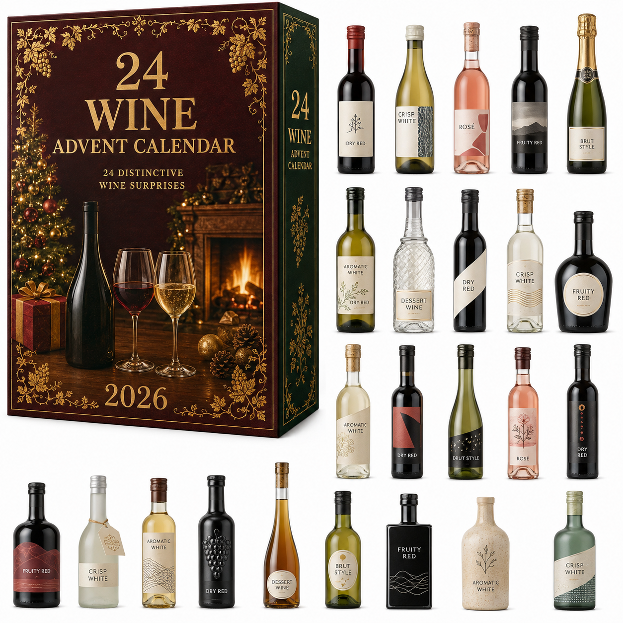 49% OFF – 🥂 Grape wine Advent Calendar 2026 🎄