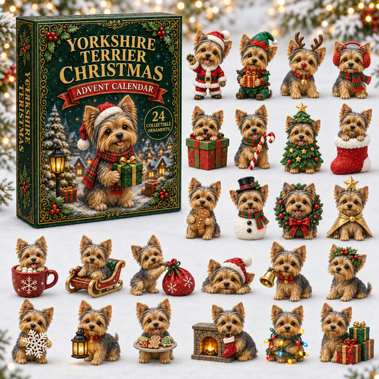 CHRISTMAS KICKOFF 48% OFF- Yorkshire Advent Calendar 2026 - 24-Day Festive Countdown Blind Box - Gift For Yorkshire Lovers