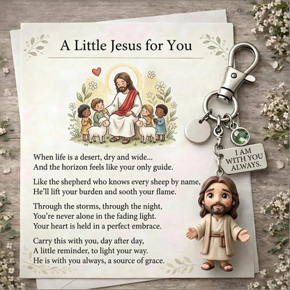 "A Little Jesus for You" - Comforting Pocket Reminder Keychain🌟🙏