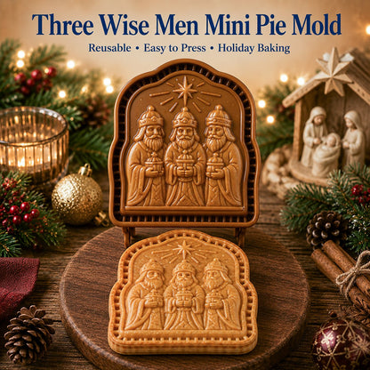 ✝️ Faith & Nativity Christmas Mini Pie Mold Collection