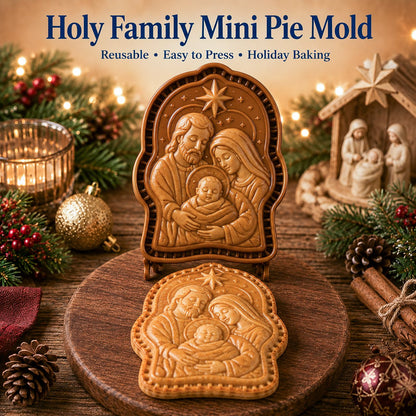 ✝️ Faith & Nativity Christmas Mini Pie Mold Collection