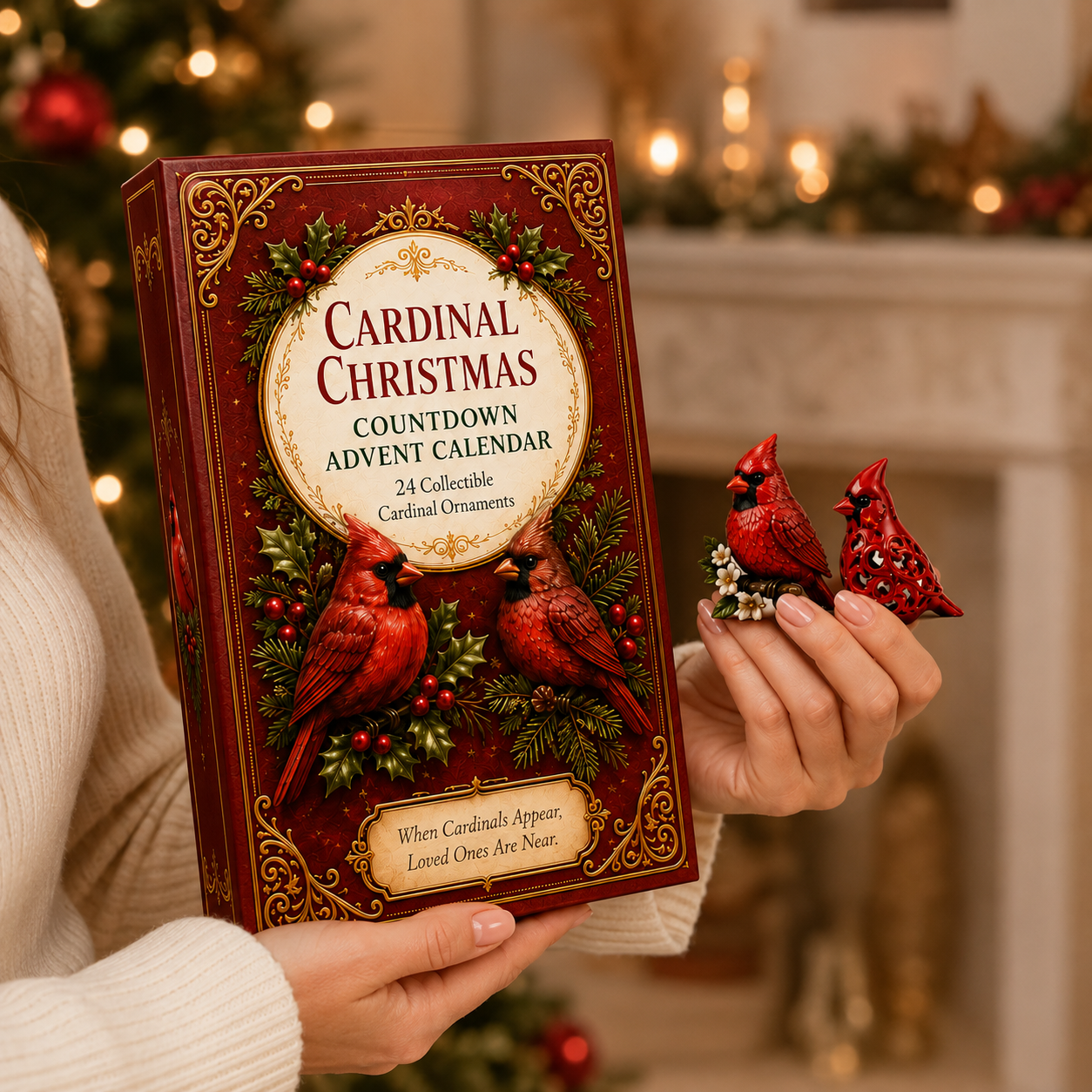Cardinal Christmas 24-Day Countdown Calendar