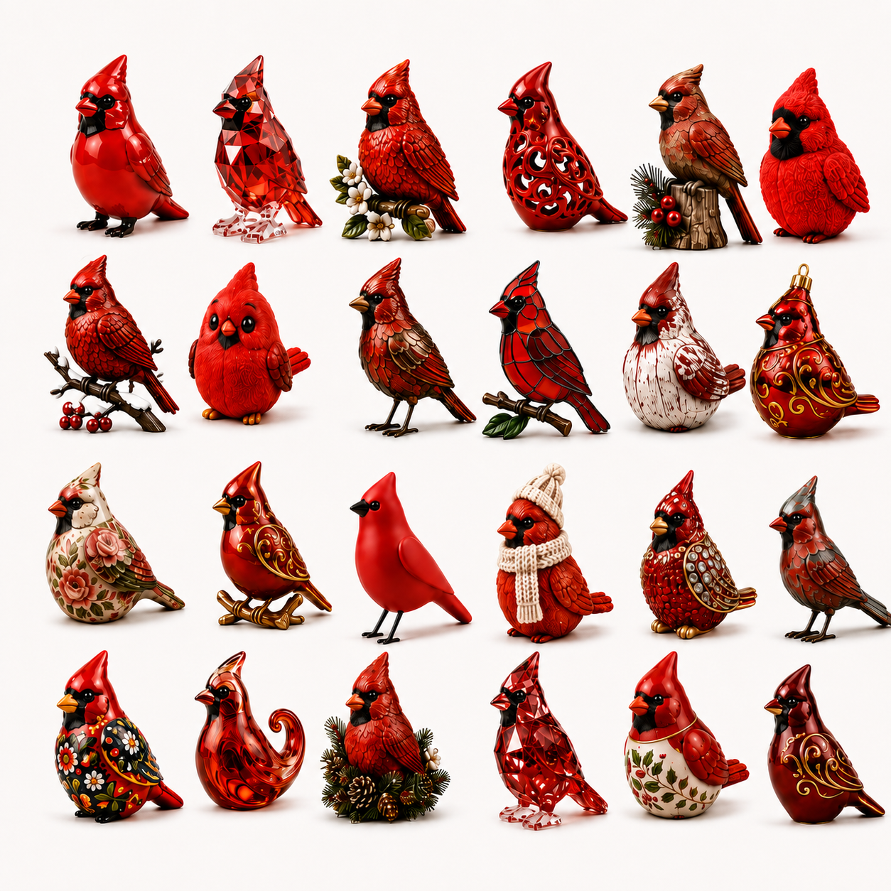 Cardinal Christmas 24-Day Countdown Calendar