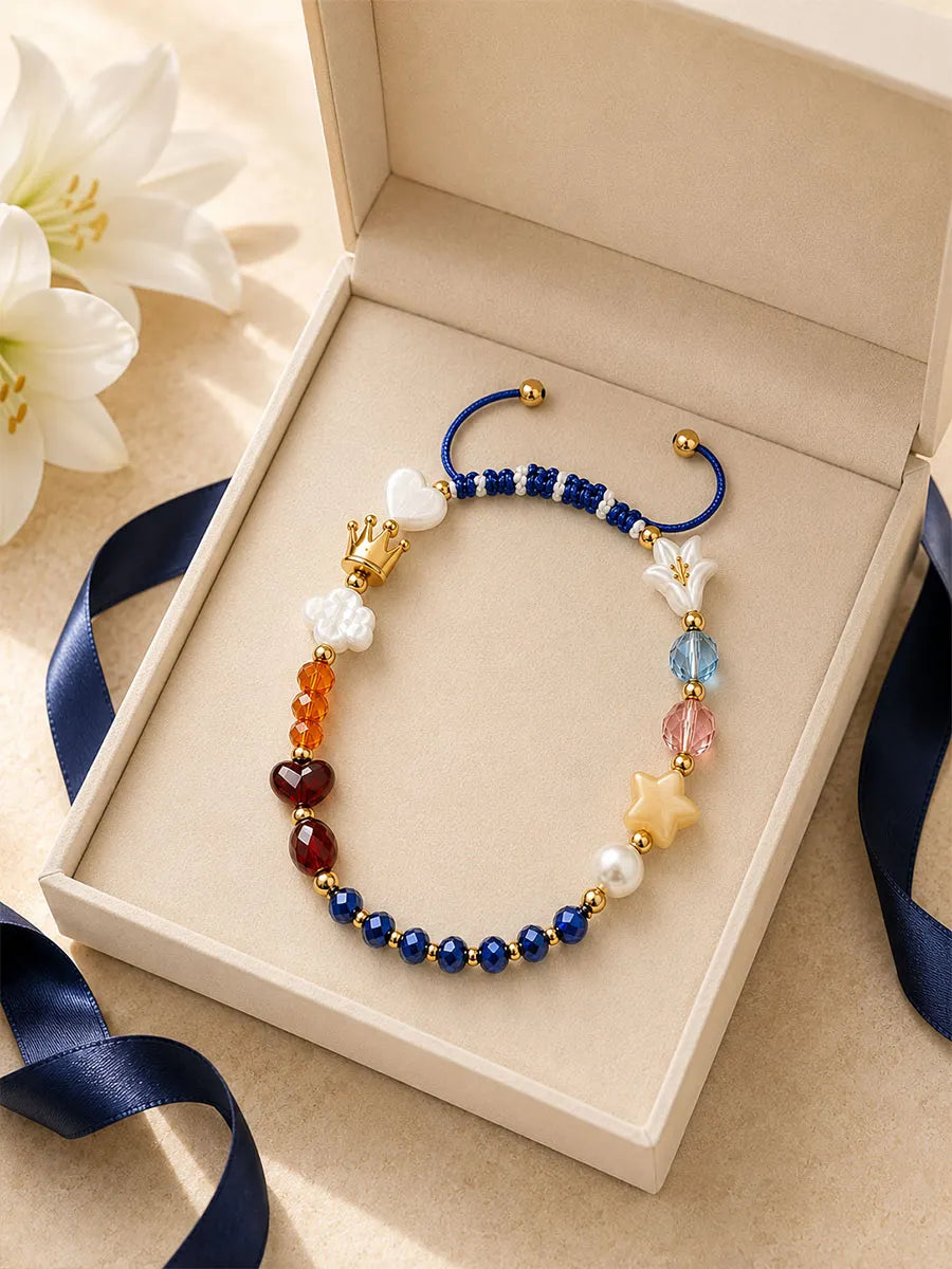 The Story of Mary Symbolic Christian Beaded Bracelet