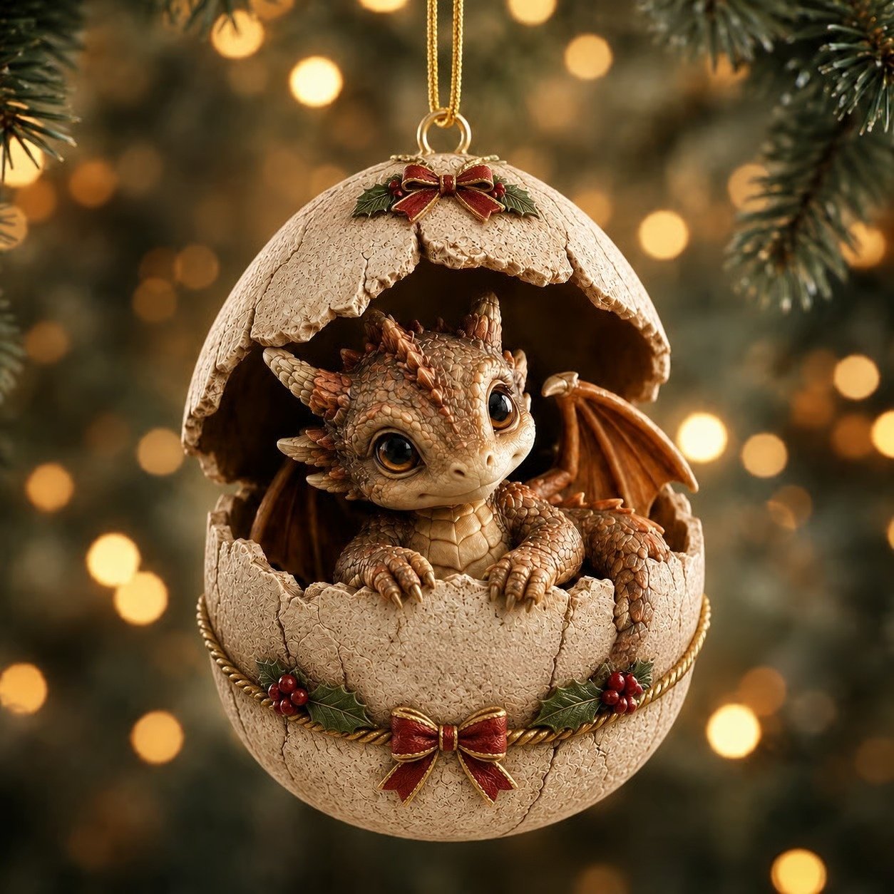 🎁Last Day 47% OFF-🦖 Dragon Egg Christmas Ornament