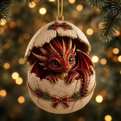 🎁Last Day 47% OFF-🦖 Dragon Egg Christmas Ornament