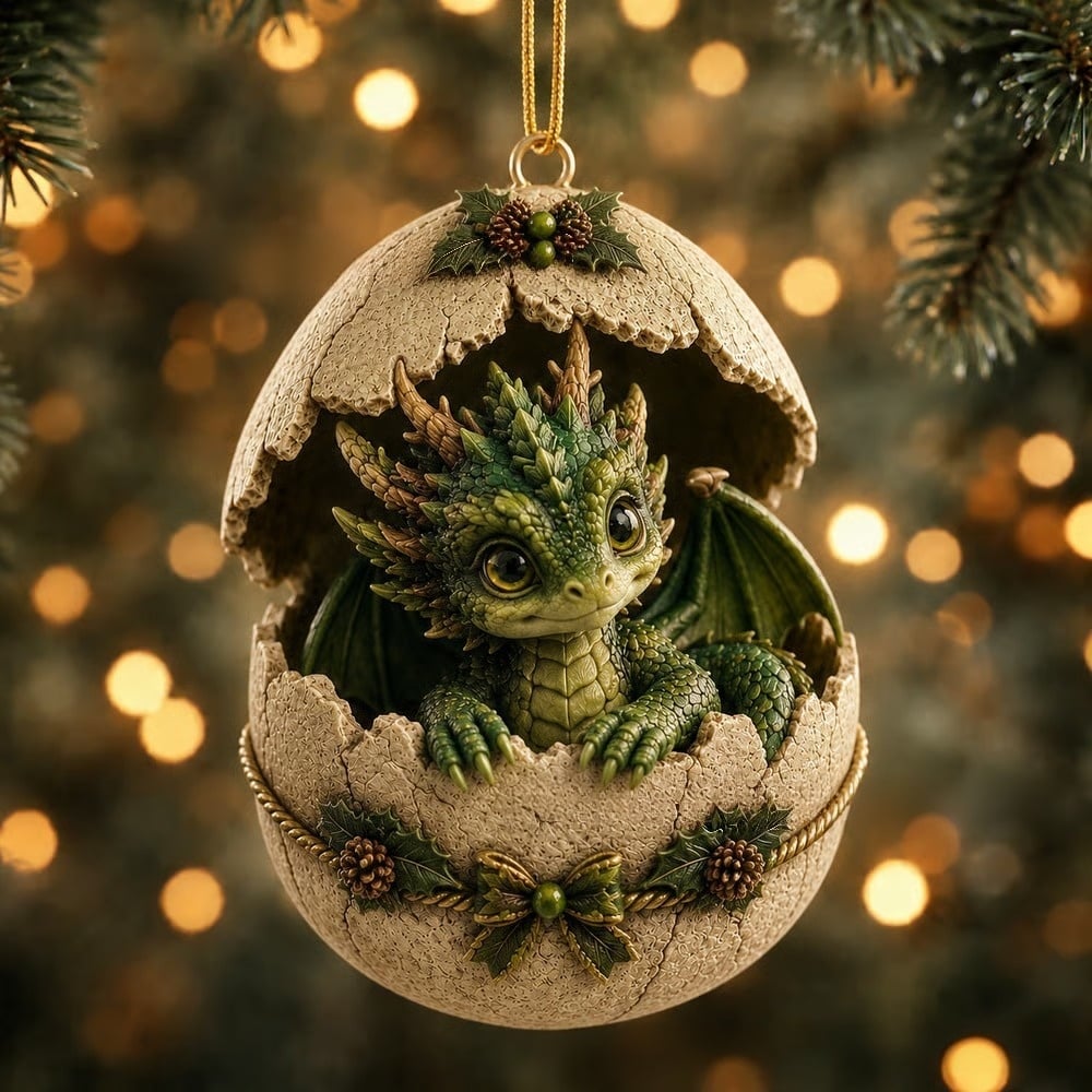 🎁Last Day 47% OFF-🦖 Dragon Egg Christmas Ornament