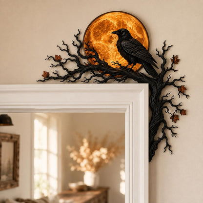 Raven Moon Halloween Corner Decor