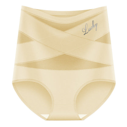 🌸 Last Day Special Price £9.99 ! 🔥Plus-Size High-Waist Cross Tummy Control Panties