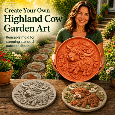 🌻 Reusable Sunflower Stepping Stone Mold