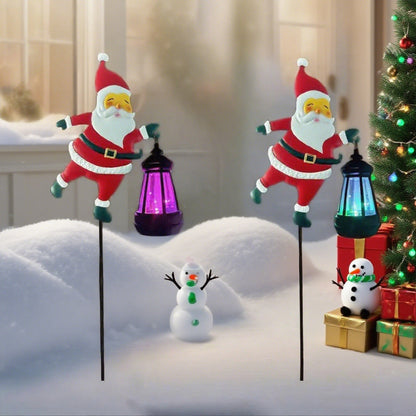 🎁Pre-Christmas Sale: 50% Off🎅✨Santa Watering Can Solar Light with Ground Stake