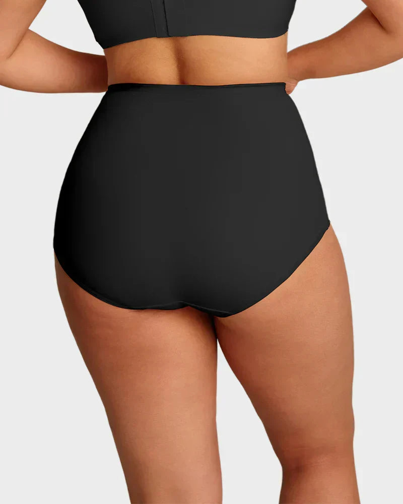 🌸 Last Day Special Price £9.99 ! 🔥Plus-Size High-Waist Cross Tummy Control Panties