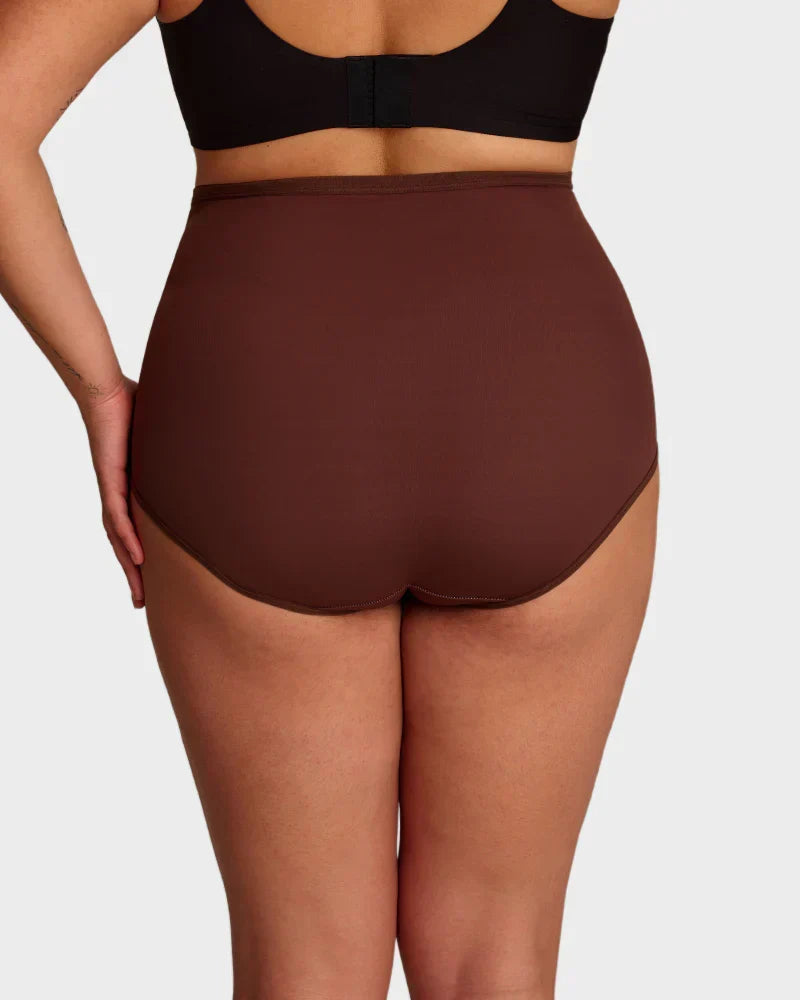 🌸 Last Day Special Price £9.99 ! 🔥Plus-Size High-Waist Cross Tummy Control Panties
